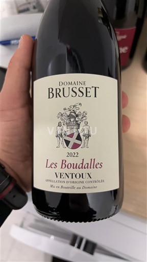 Valle del Ródano Ventoux Domaine Brusset Les Boudalles 2022