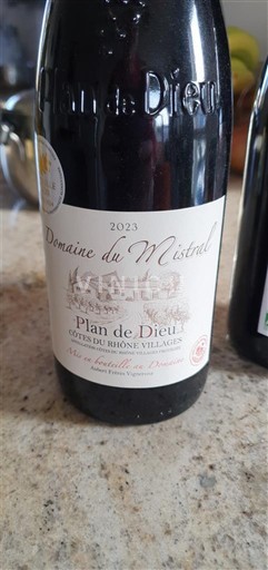 Rhônedalen Ospecificerad Domaine Mistral 2023