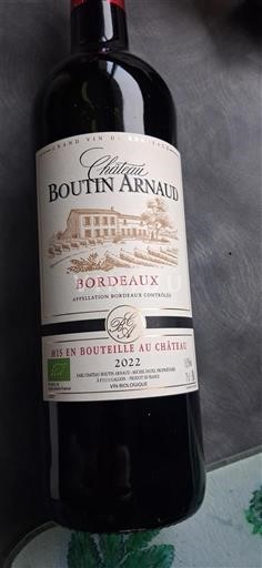 Burdeos Bordeaux Château Boutin Arnaud 2022