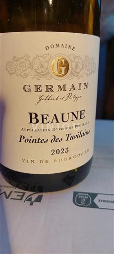 Burgundy Beaune Domaine Germain Pointes des Tuvilains 2023