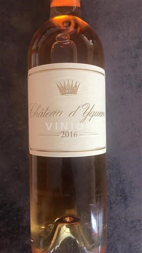 Bordeaux Sauternes Premier Cru Supérieur Château Yquem 2016