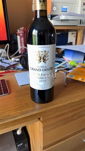 Bordeaux Saint-Émilion Grand Cru Grand Cru Château Grand Destieu 2019