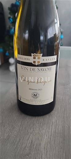 Savoie and Bugey Chignin-Bergeron Philippe Ravier 2023