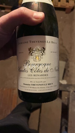 Borgogna Non specificato Domaine Thevenot-Le Brun Les Renardes 2021