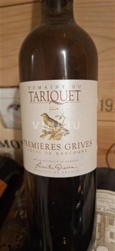 Південний Захід Кот-де-Гасконь Domaine Tariquet Premières Grives 2014