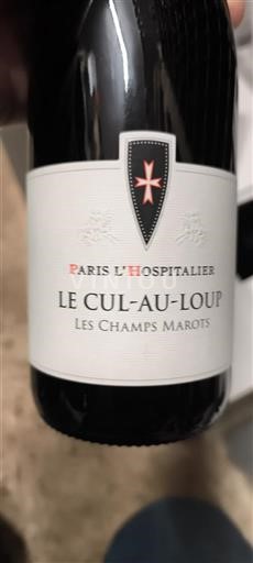 Burgundsko Irancy Paris L'Hospitalier Le Cul-au-Loup Les Champs Marots 2023