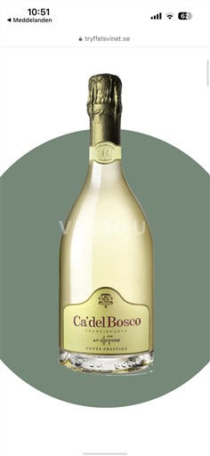 Lombardie Franciacorta Ca' del Bosco Prestige 2025