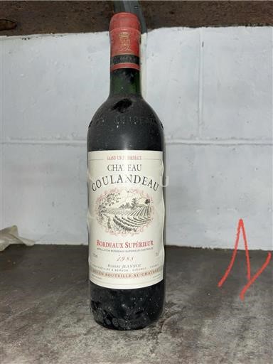 Bordeaux Bordeaux Supérieur Château Coulandeau 1988