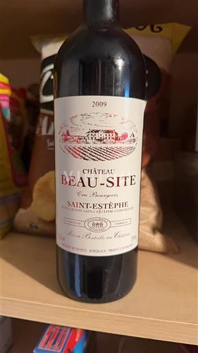 Burdeos Saint-Estèphe Château Beau-Site Cru Bourgeois 2009