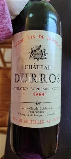 Bordeaux Château Rros 1984