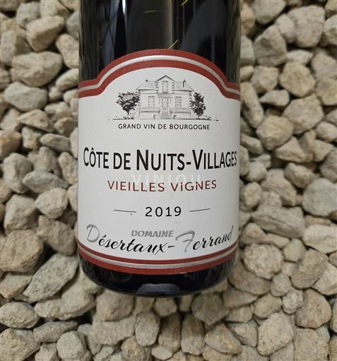 Bourgogne Côte de nuits villages Désiréaux-Ferrand Vieilles Vignes 2019