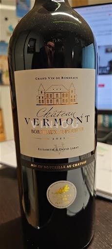 Bordeaux Bordeaux Supérieur Château Vermont 2021