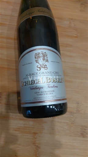 Elzas Alsace Grand Cru Grand Cru SCHLEGEL-BOEGLIN Vendanges Tardives 2016