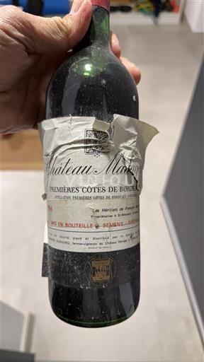 Bordeaux Premières-côtes-de-bordeaux Château Malagar 1965