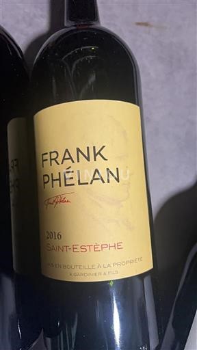 Bordeaux Saint-Estèphe Château Phélan Ségur Frank Phélan 2016