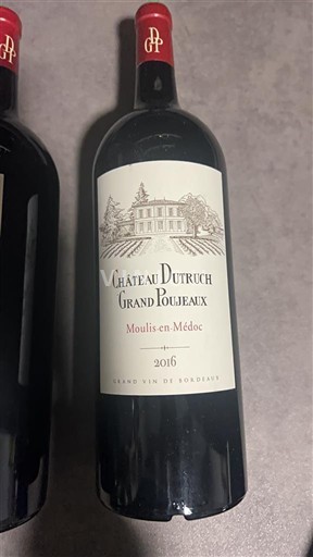 Bordeaux Moulis-en-Médoc Château Truch Grand Poujeaux 2016