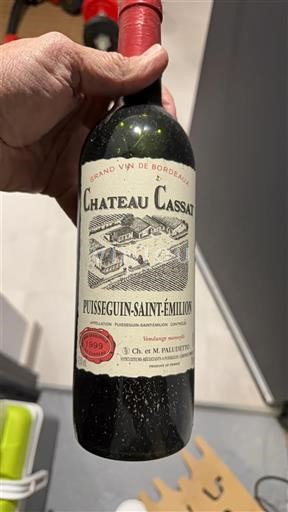 Bordeaux Puisseguin-Saint-Émilion Château Cassat 1999