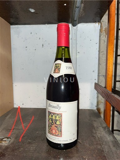 Beaujolais Brouilly Les Petits-fils de Benoît Lafont 1988