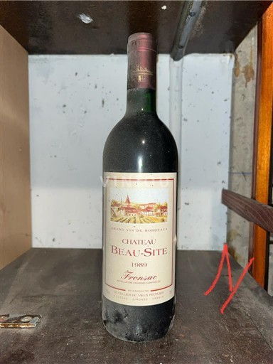 Bordeaux Fronsac Château Beau-Site 1989