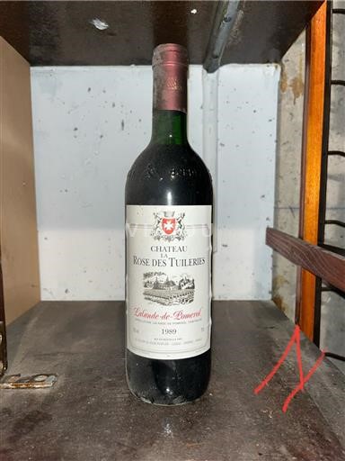 Bordeaux Lalande-de-Pomerol Château Rose des Tuileries 1989