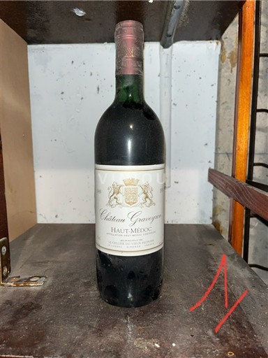Bordeaux Haut-Médoc Château Graveyron 1989