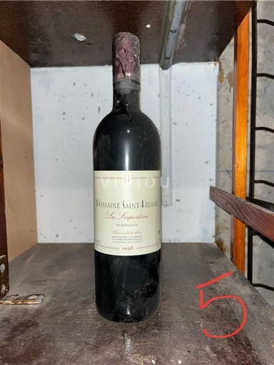 Bordeaux Montagne-saint-émilion Château Saint Hilaire La serpentine 1998