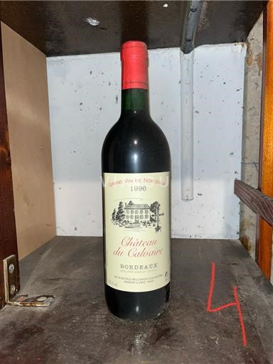 Bordeaux Château Calvaire 1996