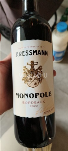 Bordeaux Kressmann Monopole 2022