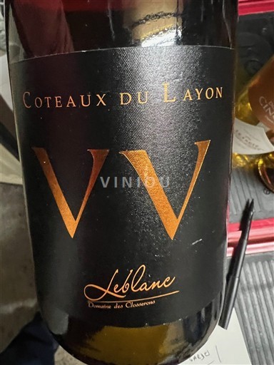 Loiredalen Coteaux-du-Layon Domaine S Closerons VV Icke årgångsbetecknad