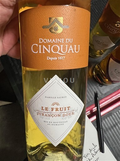 Jihozápad Jurançon Domaine Cinquau Le Fruit Neročník