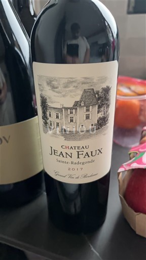 Bordeaux Sainte-Foy-Bordeaux Château Jean Faux 2017