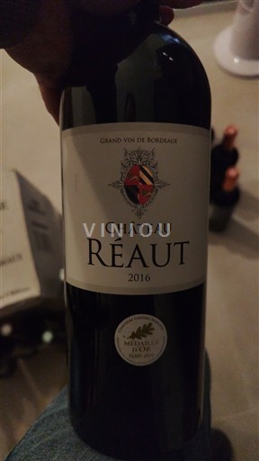 Bordeaux Cadillac-côtes-de-bordeaux Château Réaut 2016