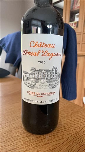 Bordeaux Côtes-de-Bordeaux Château Floral Laguens 2015