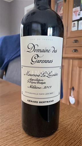 Languedoc Minervois-la-Livinière Domaine S Garennes 2019