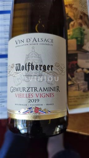 Alsacia Wolfberger Vielles Vignes 2019