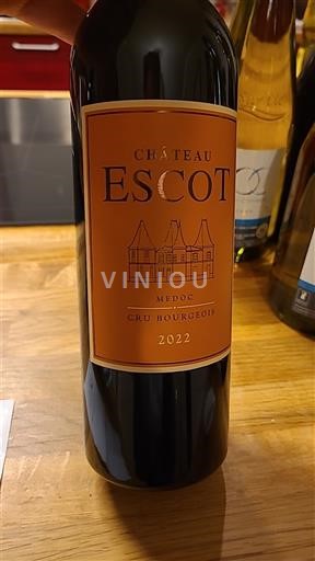 Bordeaux Médoc Cru Bourgeois Château Escot 2022