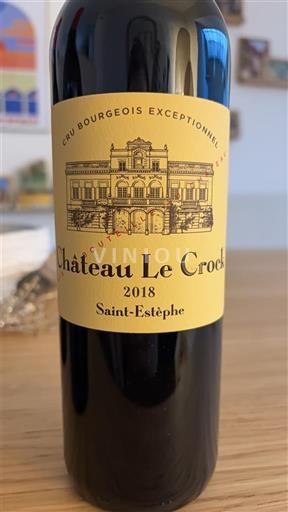Bordeaux Saint-Estèphe Château Le Crock 2018