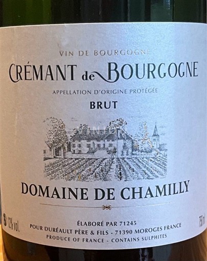 Burgundija Crémant de Bourgogne Domaine Chamilly à Moroges Neleten.