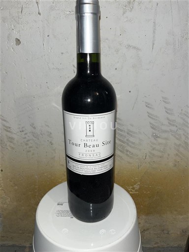 Bordeaux Fronsac Château Tour Beau Site 2009