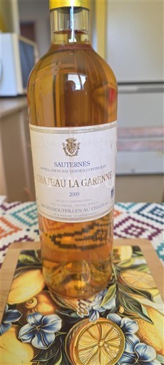 Bordeaux Sauternes Château La Garenne 2009