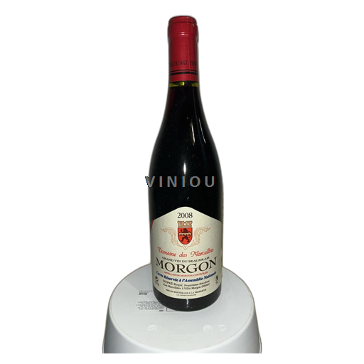 Rượu vang Rouge sec Cuvée réservée à l'Assemblée Nationale Domains des Marcelins 2008 Pháp Beaujolais Morgon AOC