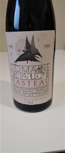 Rona dolina Rasteau Domaine S Papillons 1985