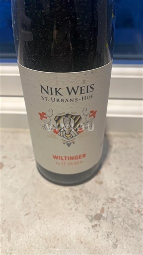 Mosel Moselle Nik Weis St. Urbans-Hof Wiltinger Alte Reben 2018