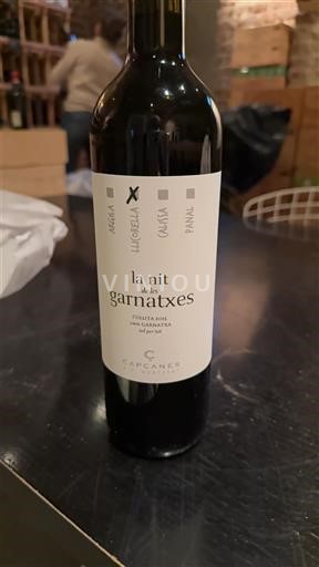 Catalonia Montsant Capçanes la nit de les garnatxes 2015