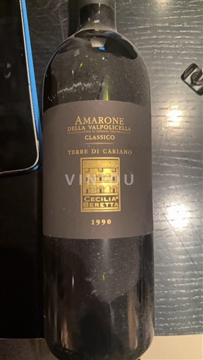 Véneto No especificado Cecilia Beretta Terre di Cariano 1990