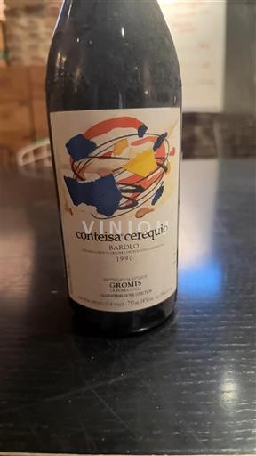 Campania Aglianico del Taburno Gromis Conteisa Cerequio 1990