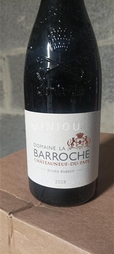 Valea Ronului Châteauneuf-du-Pape Domaine La Barroche Julien Barrot 2018