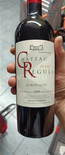 Bordeaux Château Regula Le Luc Le Bois Sacré 2020