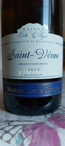 Borgonha Saint-Véran Maison Colin Seguin 2023