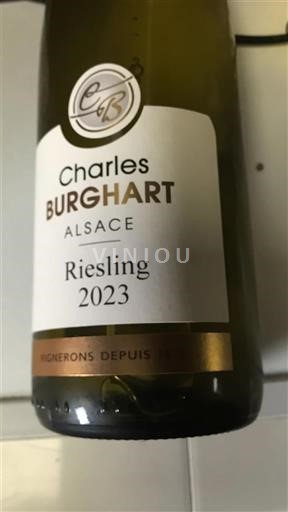 Alsacia Charles Burghart Riesling 2023